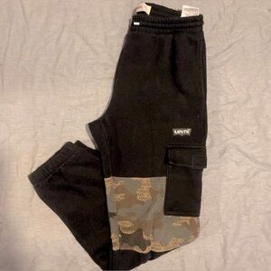 Levi's Black Camo Jogger Pants